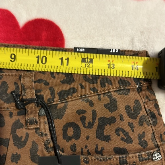 NWT Kut From the Kloth Donna Leopard Print High Waist Skinny Ankle jeans - Picture 10 of 14